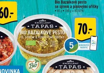Albert Bio bazalkové pesto se sýrem a piniovými oříšky nabídka