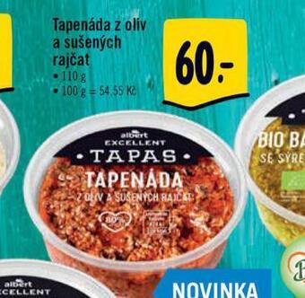 Tapenáda z oliv a sušených rajčat