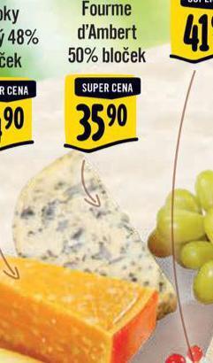 Fourme d´ambert 50% bloček
