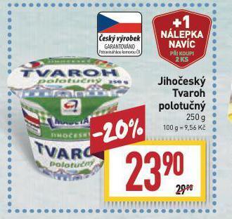 Billa Jihočeský tvaroh nabídka