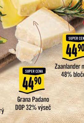 Albert Grana padano dop 32% výseč nabídka
