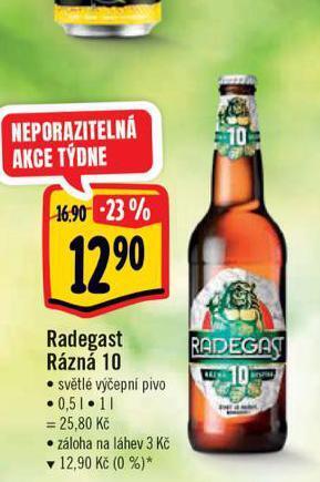 Albert Pivo radegast rázná 10 nabídka