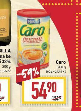 Billa Caro nabídka
