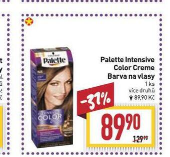 Billa Palette barva na vlasy nabídka