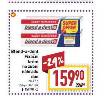 Billa Blend a dent fixační krém na zubní náhradu nabídka