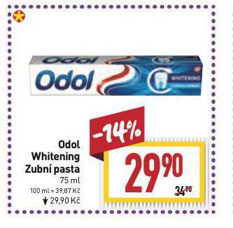 Billa Odol zubní pasta nabídka