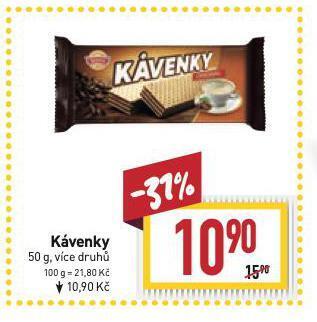Billa Kávenky nabídka