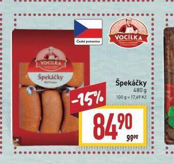 Billa Špekáčky nabídka