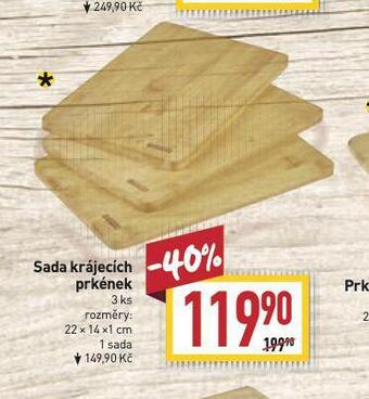 Billa Sada krájecích prkének nabídka