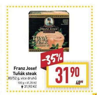 Billa Franz josef tuňák steak nabídka