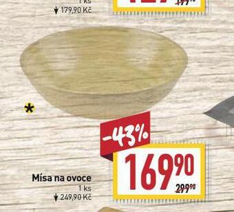 Billa Mísa na ovoce nabídka