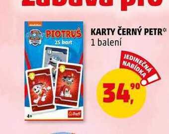 Penny Market Karty černý petr, 1 balení nabídka