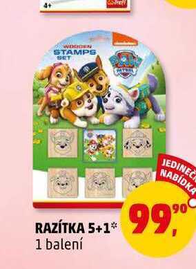 Penny Market Razítka 5+1, 1 balení nabídka