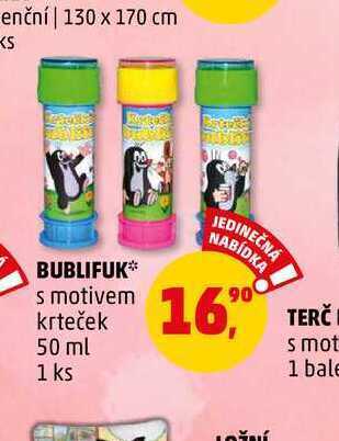 Penny Market Bublifuk, 1 ks nabídka