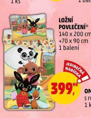 Penny Market Ložní povlečení, 1 balení nabídka