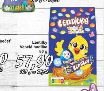 Jip Lentilky veselá nadílka 80 g nabídka