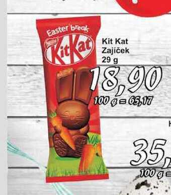 Jip Kit kat zajíček 29 g nabídka