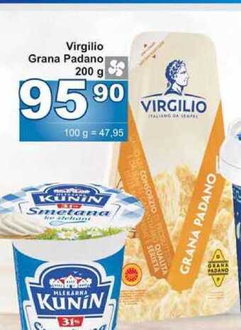 Jip Virgilio grana padano 200 g nabídka
