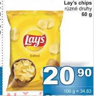 Jip Lay's chips 60 g nabídka