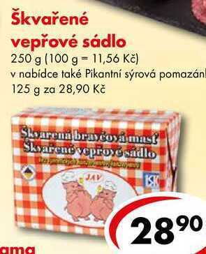 CBA Škvařené vepřové sádlo, 250 g nabídka