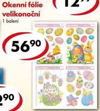 Okenní fólie velikonoční, 1 balení