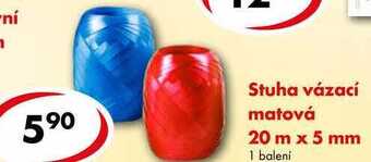 CBA Stuha vázací matová 20 m x 5 mm nabídka