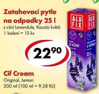 Zatahovací na odpadky 25 l, 1 balení = 15 ks