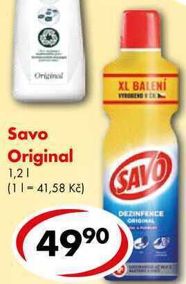 CBA Savo original, 1,2 l nabídka