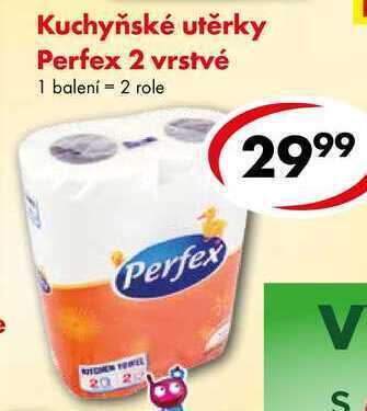 CBA Kuchyňské utěrky perfex 2 vrstvé, 1 balení = 2 role nabídka
