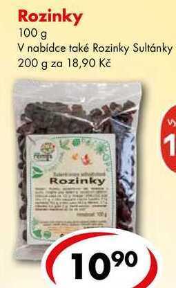 CBA Rozinky, 100 g nabídka
