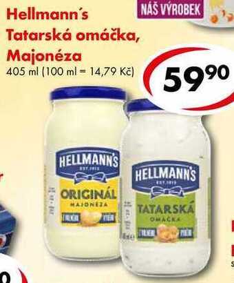 CBA Hellmann's tatarská omáčka, majonéza, 405 ml nabídka