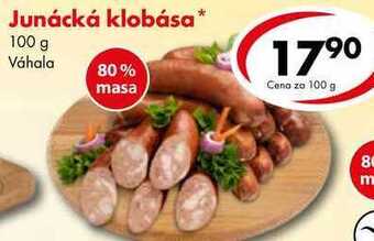 CBA Junácká klobása, 100 g nabídka