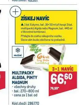 Makro Zmrzlina algida nabídka
