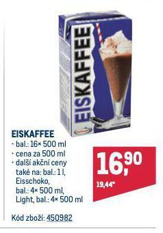 Makro Eiskaffee ledová káva nabídka