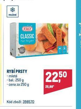 Makro Rybí prsty nabídka