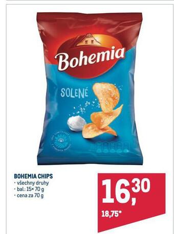 Makro Bohemia chips nabídka