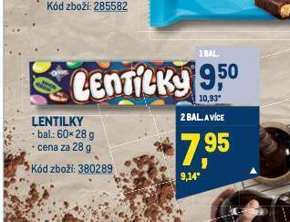 Makro Lentilky nabídka