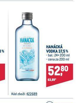 Makro Hanácká vodka nabídka