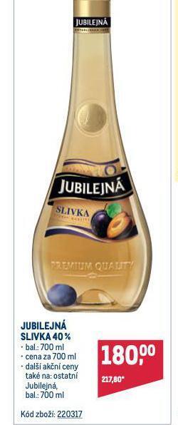 Makro Jubilejná slivka nabídka