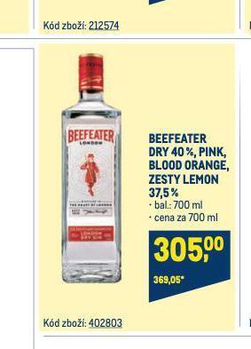 Makro Beefeater nabídka