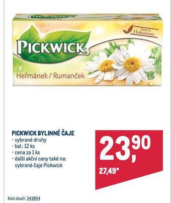 Makro Pickwick čaj nabídka