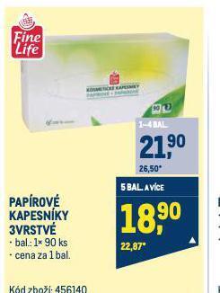 Makro Papírové kapesníky nabídka