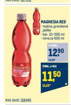 Makro Magnesia red nabídka