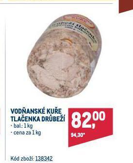 Makro Tlačenka drůbeží nabídka