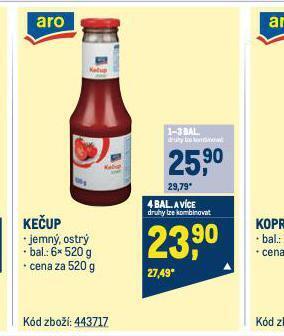 Makro Kečup nabídka