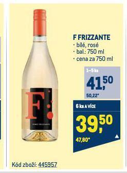 Makro F frizzante nabídka
