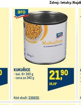 Makro Kukuřice nabídka