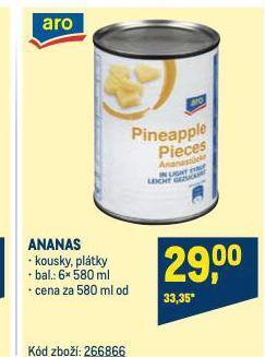 Makro Ananas nabídka