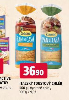 Terno Italský toustový chléb nabídka