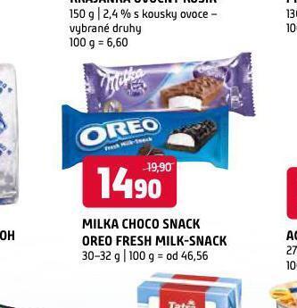 Terno Milka choco snack nabídka